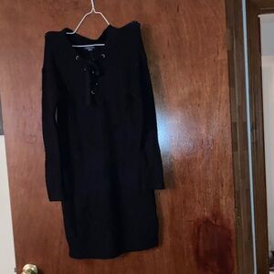 American Eagle Outfitters Black Long Sleeve sweater Dress org price $60.00